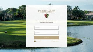 Login - Parkland Golf and Country Club - Parkland Golf & Country Club