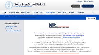 Home Access Center - North Penn School District