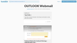 OUTLOOK Webmail