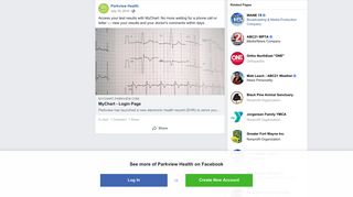 Parkview Health - Access your test results with MyChart:... | Facebook