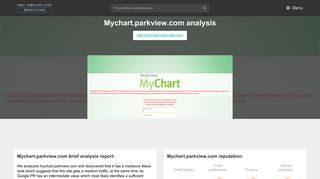 My Chart Parkview. MyChart - Login Page - Popular Website Reviews