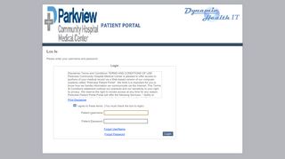 Parkview Patient Portal