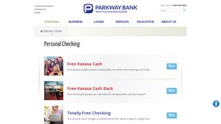 Personal Checking | Chicago, IL - Orland Park, IL ... - Parkway Bank
