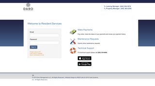 Login to The Parkwest Resident Services | The Parkwest
