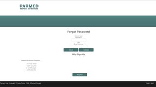 Forgot Password - Log in