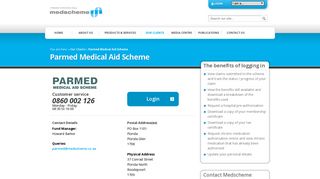 Parmed Medical Aid Scheme | Medscheme