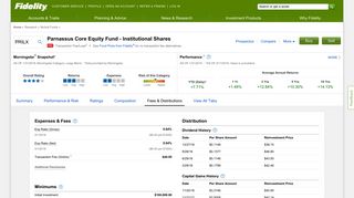 PRILX - Parnassus Core Equity Fund - Institutional Shares | Fidelity ...