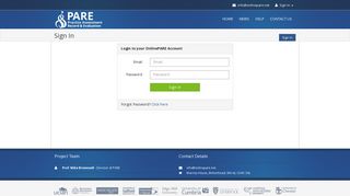 Log Into My Account - OnlinePARE.net - Practice Assessment Record ...