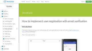How to implement user registration with email verification | Back4App