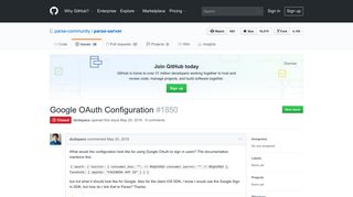 Google OAuth Configuration · Issue #1850 · parse-community/parse ...