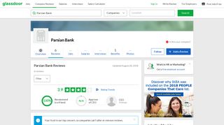 Parsian Bank Reviews | Glassdoor