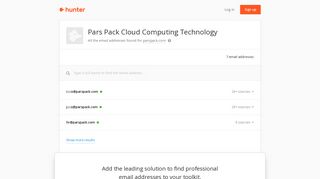 Pars Pack Cloud Computing Technology - email addresses & email ...