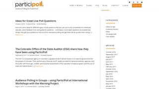 Blog: ParticiPoll audience polling for PowerPoint