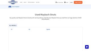 Used Maybach Struts | PartsMarket