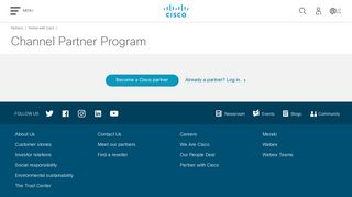 Channel Partner Program - Cisco