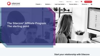 The Sitecore® Affiliate Program: The starting point | Sitecore