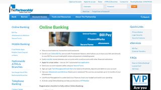 Online Banking - The Partnership FCU