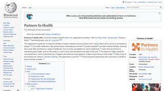 Partners In Health - Wikipedia