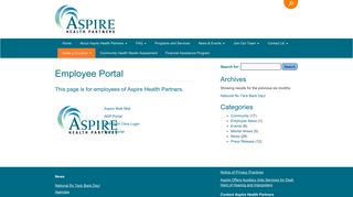 Employee Portal - Aspire Health Partners