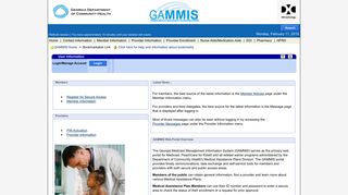 GAMMIS portal