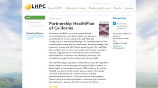 Partnership HealthPlan of California - Local Health Plans of California