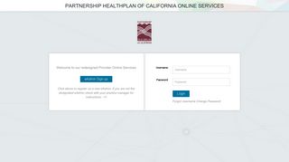 PHC Online Services - Partnership HealthPlan of California