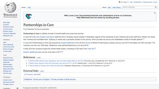 Partnerships in Care - Wikipedia
