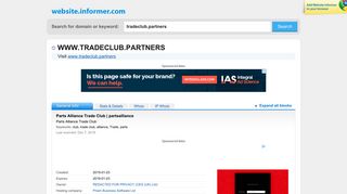 tradeclub.partners at WI. Parts Alliance Trade Club | partsalliance