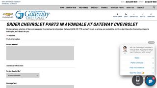 Visit Gateway Chevrolet For Genuine Chevrolet Parts In Our Avondale ...