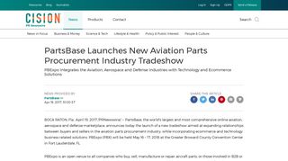 PartsBase Launches New Aviation Parts Procurement Industry ...