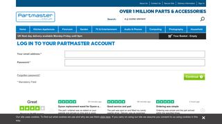 Sign In - Partmaster