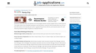 Party City Application, Jobs & Careers Online - Job-Applications.com