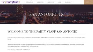 San Antonio, TX - Party Staff