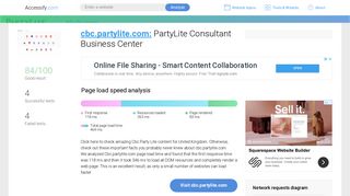 Access cbc.partylite.com. PartyLite Consultant Business Center