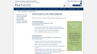Join PartyLite Preferred!