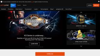 Online Poker | Play live and online games with partypoker