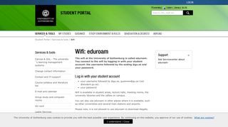 Wifi – Student Portal