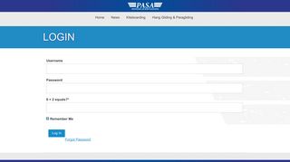 Login - PASA | Professional Air Sports Association - PASA Kiteboarding