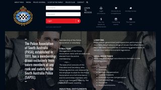 Police Association of South Australia: Homepage