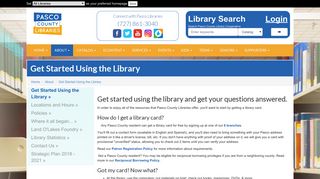 Get Started Using the Library | Pasco Libraries