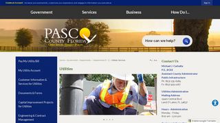 Utilities | Pasco County, FL - Official Website