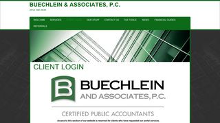 Client Login - Buechlein & Associates, PC