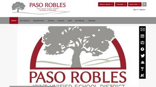 Paso Robles Joint Unified School District / Homepage