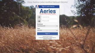 Aeries - Paso Robles Joint Unified School District