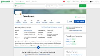 Working at Pason Systems | Glassdoor.ca