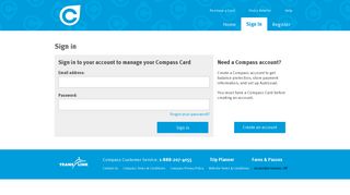 Sign In - Compass Card