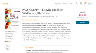 PASS CCRN®! - Elsevier eBook on VitalSource, 5th Edition ... - Evolve
