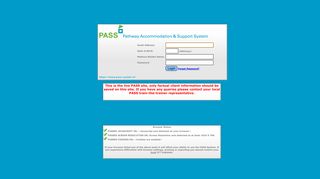 Pathway Accommodation & Support System (PASS)