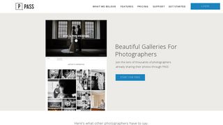 PASS | Beautiful Galleries For Photographers