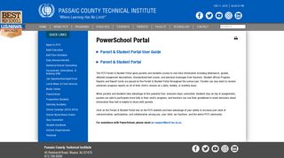 PowerSchool Portal - Passaic County Technical Institute